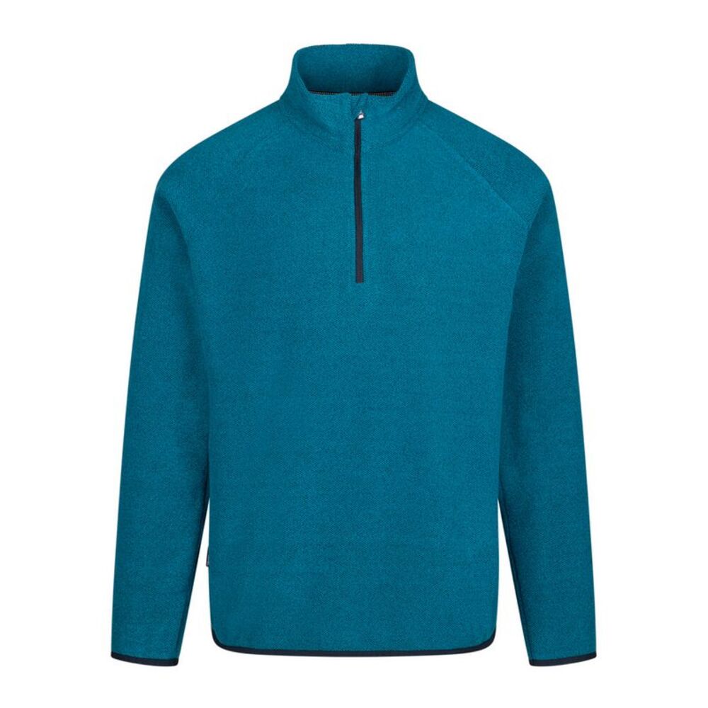 Trespass Mens Wetherill Fleece Top / Bondi Blue